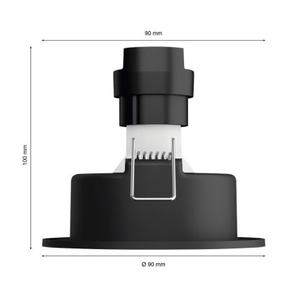 Philips - SET 3x Dimbare LED Inbouw Lamp Hue MILLISKIN 1xGU10/5,7W/230V 2200-6500K