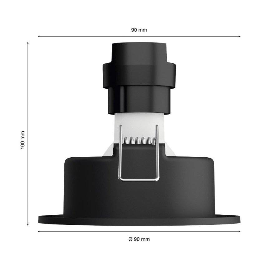 Philips - SET 3x Dimbare LED Inbouw Lamp Hue MILLISKIN 1xGU10/5,7W/230V 2200-6500K