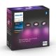 Philips - SET 3x Dimbare LED RGB Inbouw Lamp Hue CENTURA 1xGU10/5,7W/230V 2000-6500K