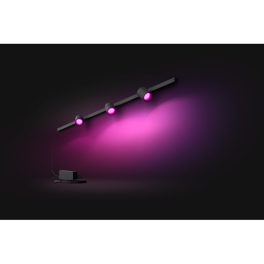 Philips - SET 3x Dimbare LED RGB Lamp voor een Rail Systeem Hue PERIFO LED RGB/15,6W/230V 2000-6500K