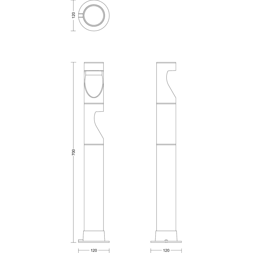 Philips - SET 3x LED Buitenlamp GARDENLINK DESI LED/1,5W/230V 2700K IP44