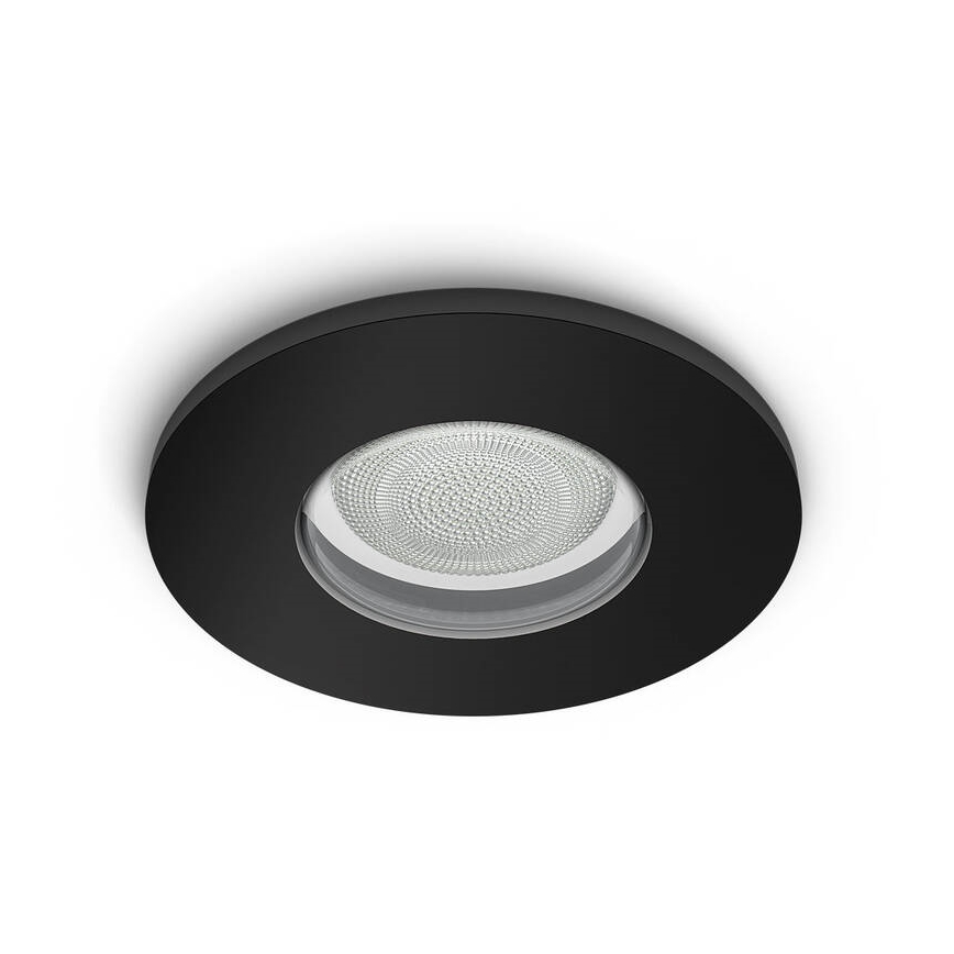 Philips -SET 3x LED RGBW Dimbare badkamer inbouwspot Hue XAMENTO 1xGU10/5,7W/230V 2200-6500K IP44