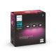 Philips -SET 3x LED RGBW Dimbare badkamer inbouwspot Hue XAMENTO 1xGU10/5,7W/230V 2200-6500K IP44