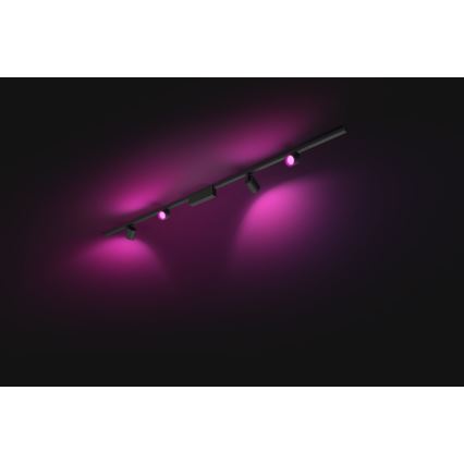 Philips  - SET 4xLED RGB Dimbare spot voor een rail systeem Hue PERIFO LED/20,8W/230V 2000-6500K