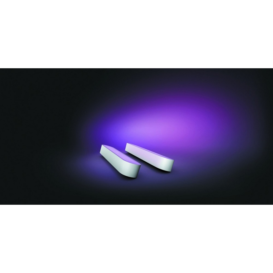 Philips - SET van 2 dimbare LED RGB bureaulampen Hue PLAY LED/6W/230V wit
