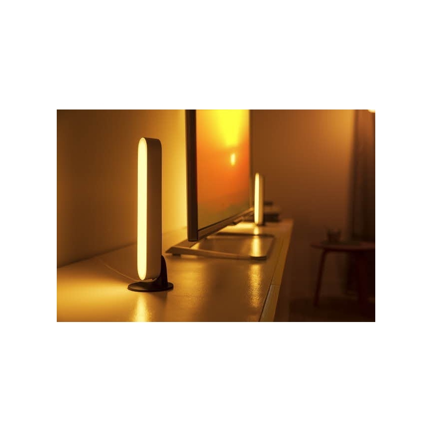 Philips - SET van 2 dimbare LED RGB bureaulampen Hue PLAY LED/6W/230V wit