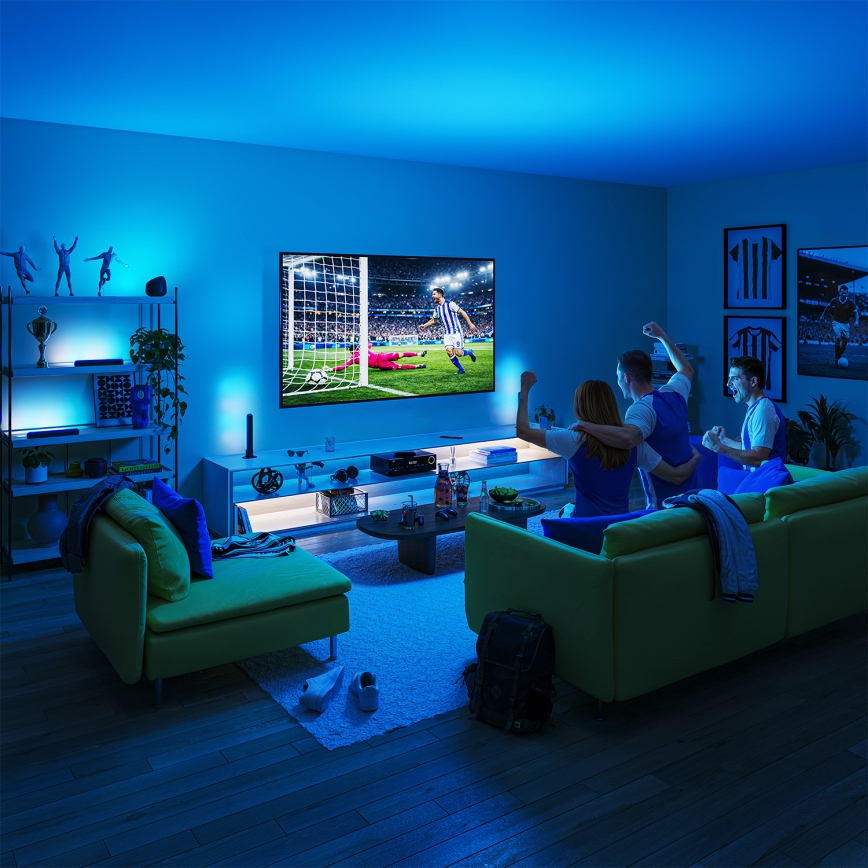 Philips - Set van 2 dimbare LED RGBIC-armaturen SMART GRADIENT LED/8W/230V 2700-6500K Wi-Fi