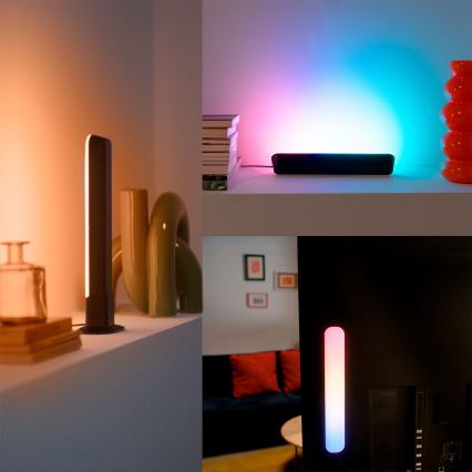Philips - Set van 2 dimbare LED RGBIC-armaturen SMART GRADIENT LED/8W/230V 2700-6500K Wi-Fi