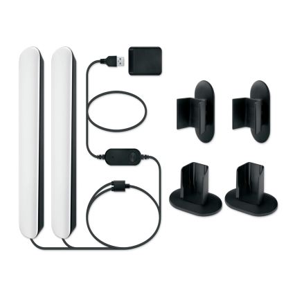 Philips - Set van 2 dimbare LED RGBIC-armaturen SMART GRADIENT LED/8W/230V 2700-6500K Wi-Fi