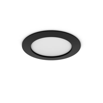 Philips - Set van 2 dimbare RGBW LED-inbouwspots voor badkamer Hue SLIM LED/12W/230V 2000-6500K zwart IP44