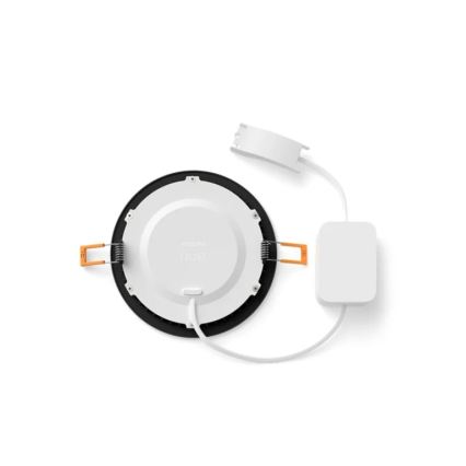 Philips - Set van 2 dimbare RGBW LED-inbouwspots voor badkamer Hue SLIM LED/12W/230V 2000-6500K zwart IP44