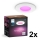 Philips - Set van 2 dimbare RGBW LED-inbouwspots voor badkamer Hue SLIM LED/8,3W/230V 2000-6500K wit IP44