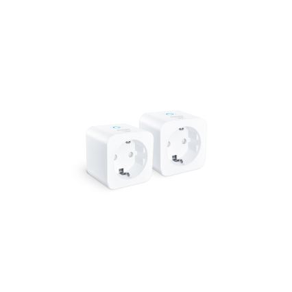 Philips - SET van 2 slimme SCHUKO-stekkers 2300 W + Wi‑Fi-energiemeter