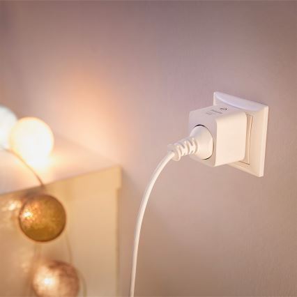 Philips - Set van 2 slimme SCHUKO-stopcontacten 2300 W Wi‑Fi