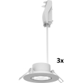 Philips - Set van 3 dimbare inbouwspots CILANTRO LED/5W/230V 2700K wit