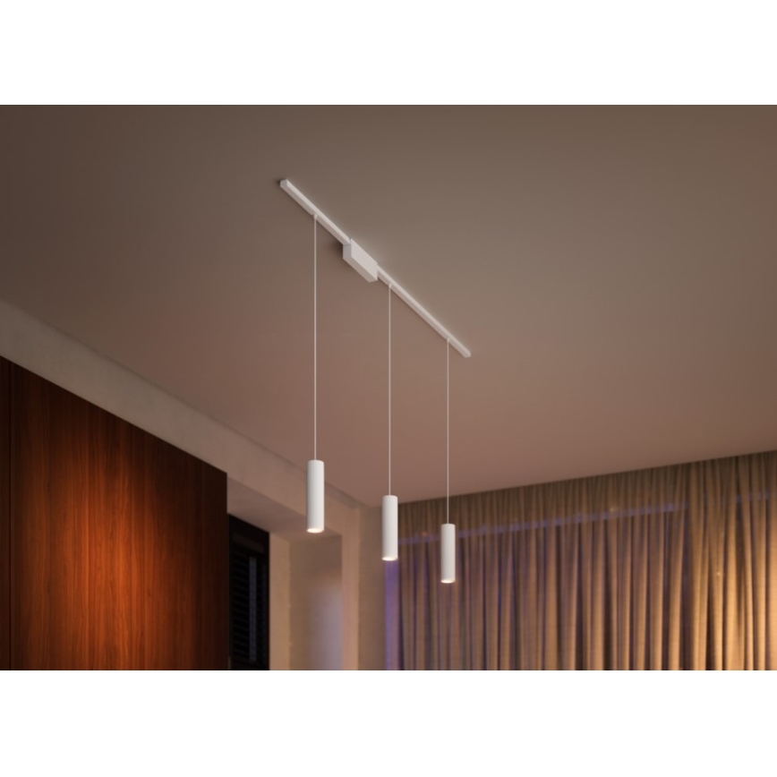 Philips - SET 3x LED RGB dimbare hanglamp aan kabel voor het Hue-railsysteem PERIFO LED RGB/15,6W/230V 2000-6500K