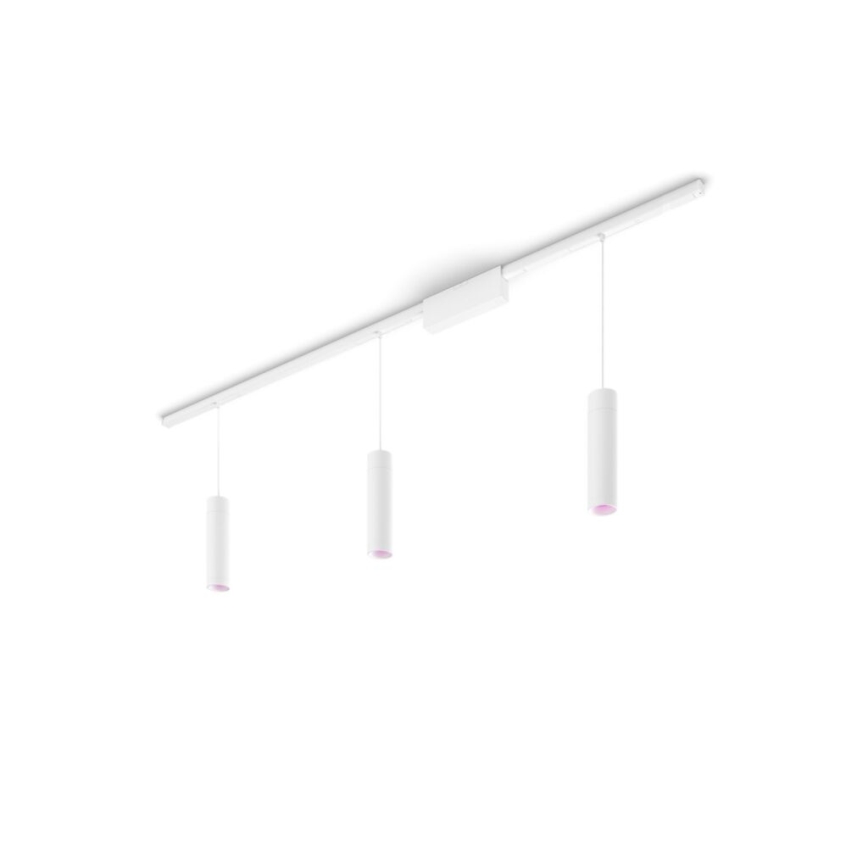Philips - SET 3x LED RGB dimbare hanglamp aan kabel voor het Hue-railsysteem PERIFO LED RGB/15,6W/230V 2000-6500K