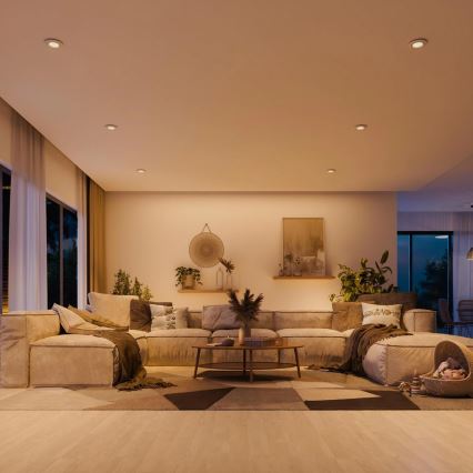 Philips - SET van 3 inbouwspots PERIDOT 1xGU10/7W/230V wit