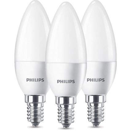 Philips - Set van 3x LED lampen E14 / 5,5W / 230V 2700K