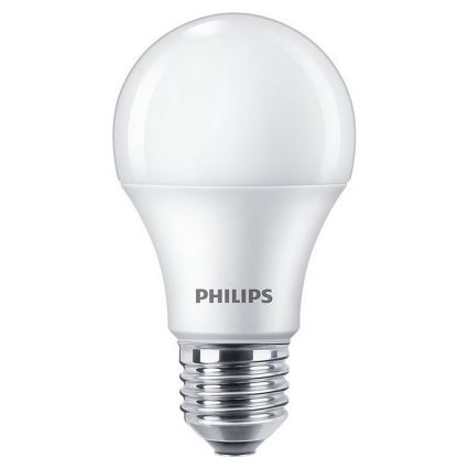 Philips - SET van 4 LED Lampen A60 E27 / 10W / 230V 4000K