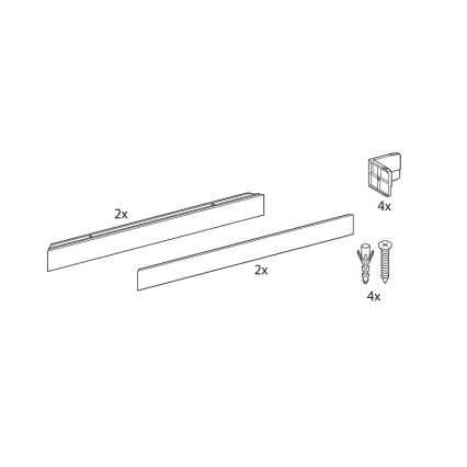 Philips - Set voor opbouwmontage van LED-panelen LEDINAIRE en CORELINE