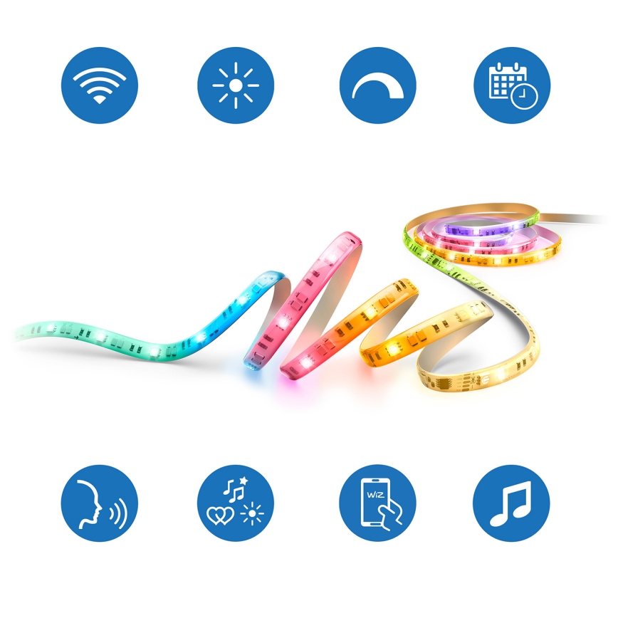 Philips - LED RGBIC dimbare strip SMART STRIP 3m LED/13W/230V 2700-6500K Wi-Fi