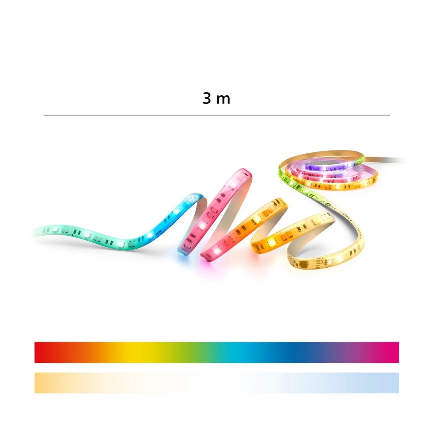 Philips - LED RGBIC dimbare strip SMART STRIP 3m LED/13W/230V 2700-6500K Wi-Fi