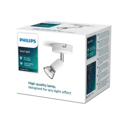 Philips - Spot 1xGU10/50W/230V wit