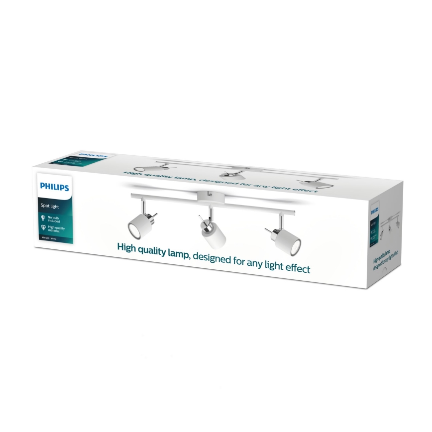 Philips - Spot 3xGU10/35W/230V wit