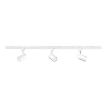 Philips - Spot voor EASYLINK-railsysteem 3xGU10/7W/230V 1m wit