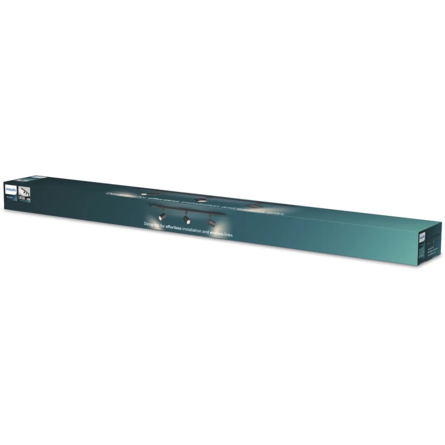 Philips - Spot voor railsysteem EASYLINK 3xGU10/7W/230V 1m zwart