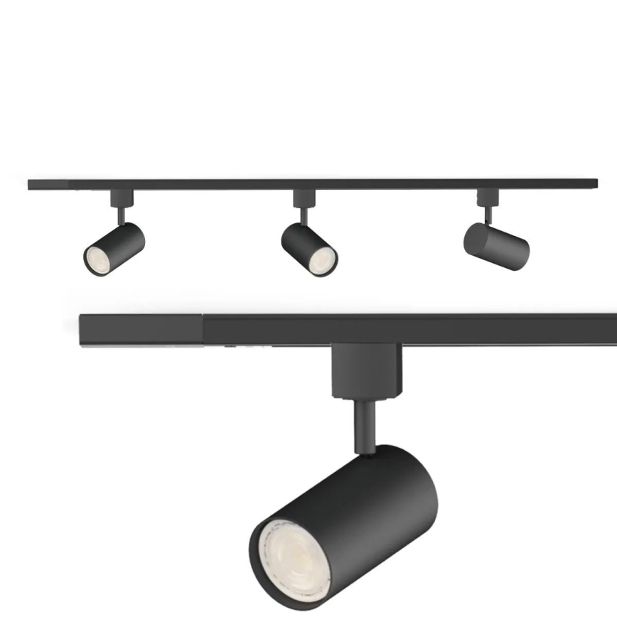 Philips - Spotarmatuur voor het EASYLINK-tracksysteem 3xGU10/7W/230V 1m zwart