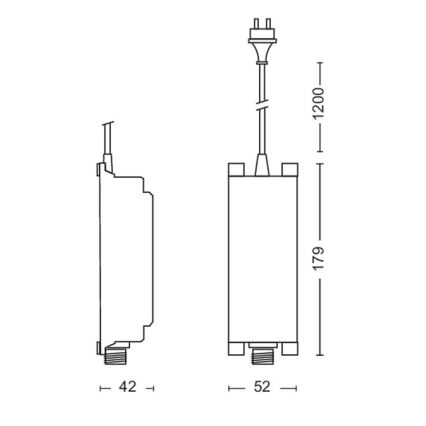 Philips - Stroombron 48W/12/230V IP67