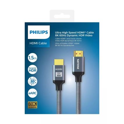 Philips SWV9115/10 - HDMI kabel 1,5m grijs