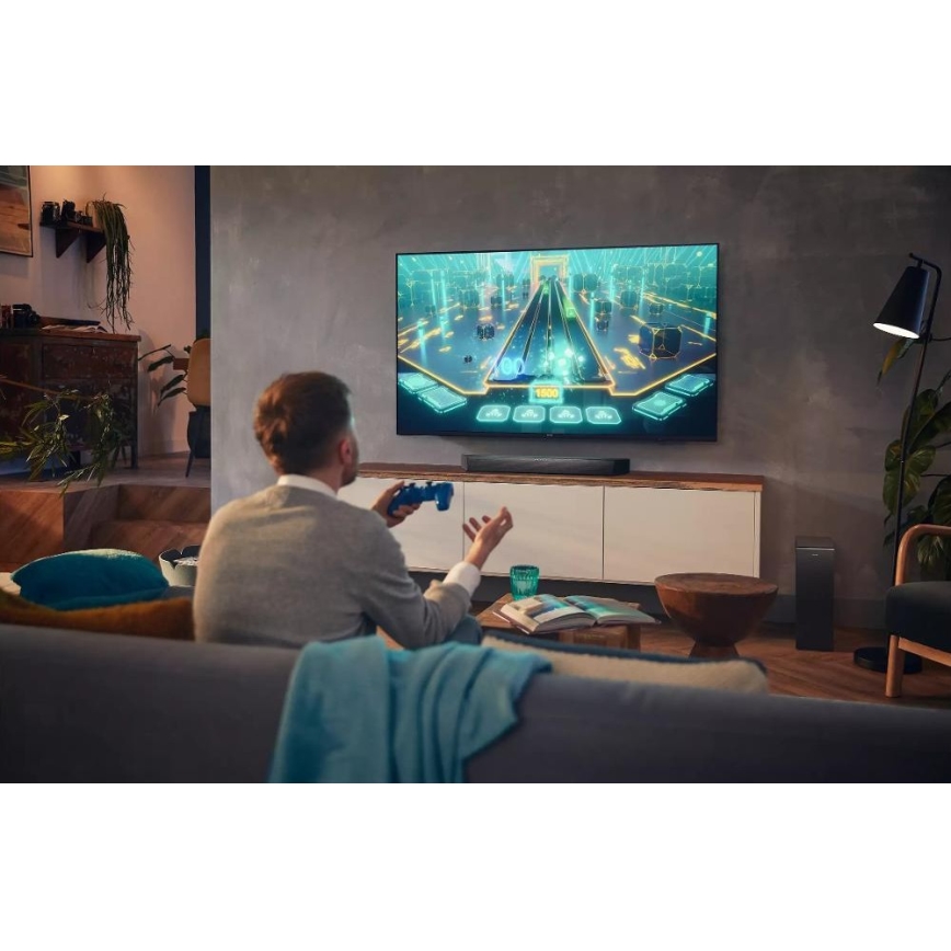 Philips TAB7207/10 - Soundbar met subwoofer 520W/230V + afstandsbediening