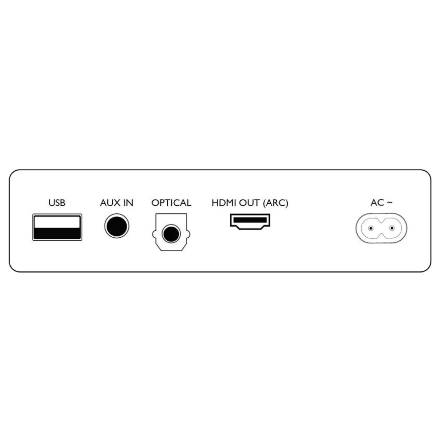 Philips TAB8205/10 - Soundbar 200W/230V + afstandsbediening