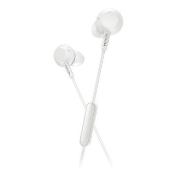 Philips TAE4105WT/00 - Earphones met een microfoon JACK 3,5 mm wit
