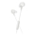 Philips TAE4105WT/00 - Earphones met een microfoon JACK 3,5 mm wit