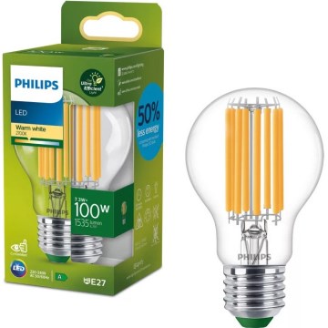 Philips ULTRAEFFICIENT VINTAGE LED-lamp A60 E27/7,3W/230V 2700K