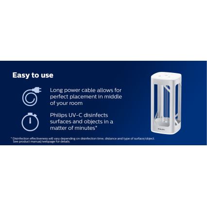 Philips - Desinfecterende germicidale lamp met UV-C sensor/24W/230V