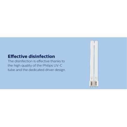 Philips - Desinfecterende germicidale lamp met UV-C sensor/24W/230V