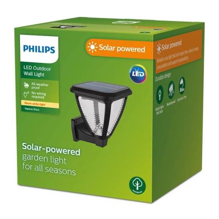 Philips - LED Solar Wandlamp VAPORA LED/1,5W/3,7V 1500 mAh IP44