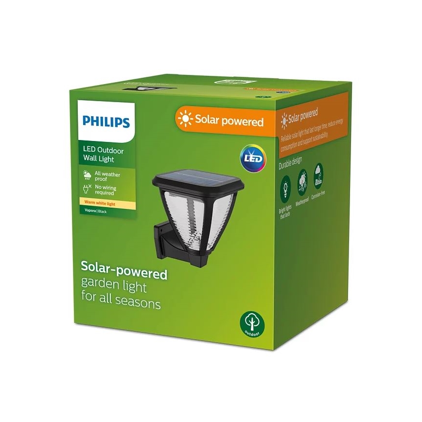 Philips - LED Solar Wandlamp VAPORA LED/1,5W/3,7V 1500 mAh IP44