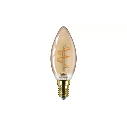 Philips VINTAGE B35 dimbare LED-lamp, E14, 2,7 W, 230 V, 1800 K, CRI 90