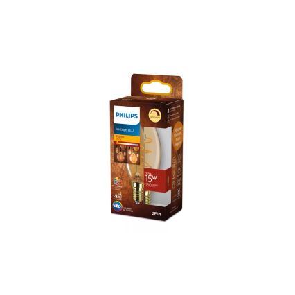 Philips VINTAGE B35 dimbare LED-lamp, E14, 2,7 W, 230 V, 1800 K, CRI 90