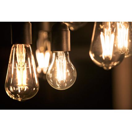 Philips Vintage - Dimbare LED lamp E27/9W/230V 2200K-2700K
