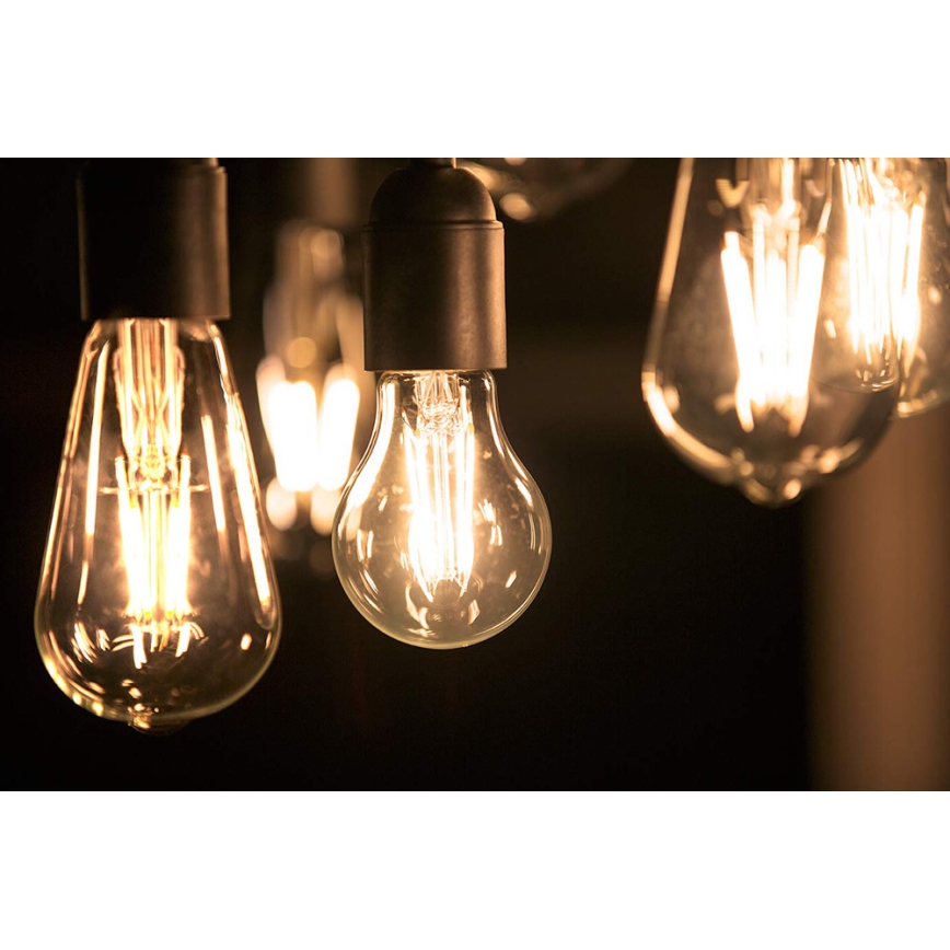 Philips Vintage - Dimbare LED lamp E27/9W/230V 2200K-2700K