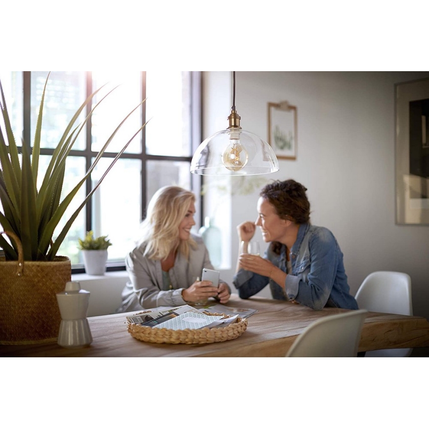 Dimbare LED-lamp VINTAGE Philips G93 E27/4W/230V 1800K