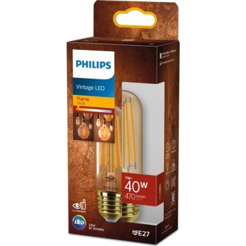 Philips Vintage LED-lamp T32 E27/7W/230V 1800K
