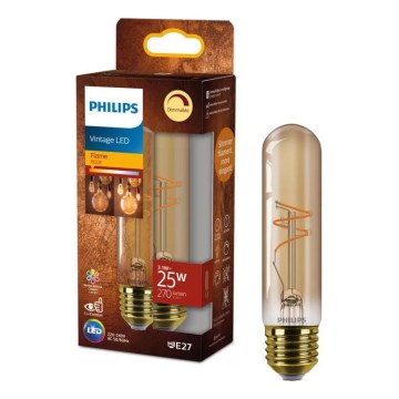 Philips VINTAGE T30 E27 dimbare LED-lamp 3,1W/230V 1800K